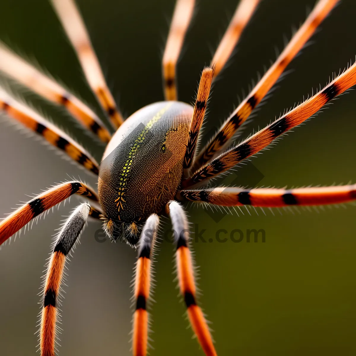 Picture of Garden Spider: Captivating Arachnid in Close-Up