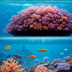 Breathtaking Tropical Coral Reef Underwater