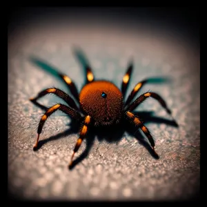 Furry Arachnid Close-up: Barn Spider