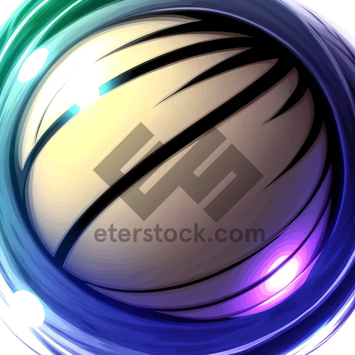 Picture of Futuristic Colorful Swirls in Abstract Motion
