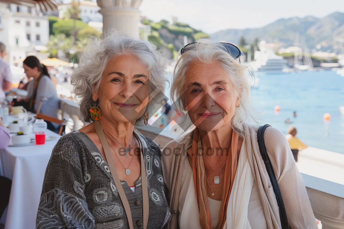 Picture of Happy Couple Smiling Together in Casual Lifestyle Portrait