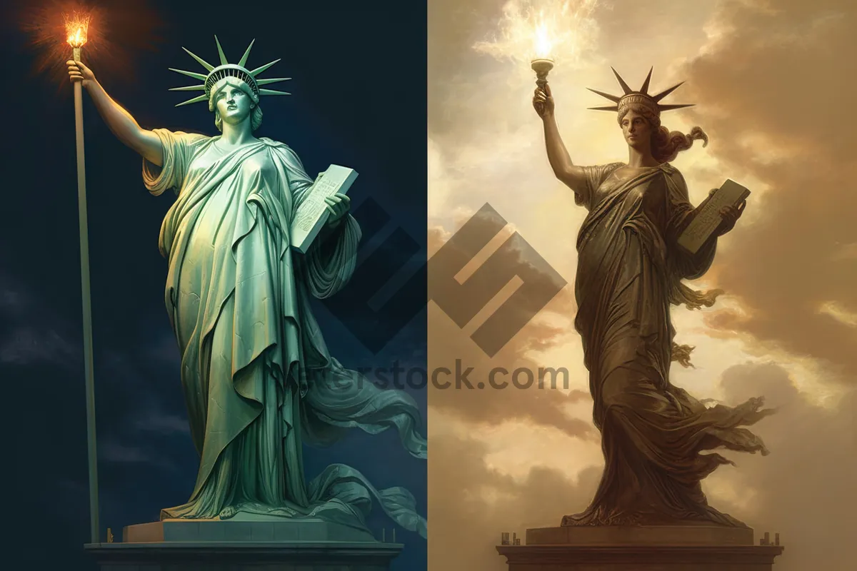 Picture of Freedom Statue in the City of Liberty