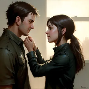 Happy successful business team meeting in office.