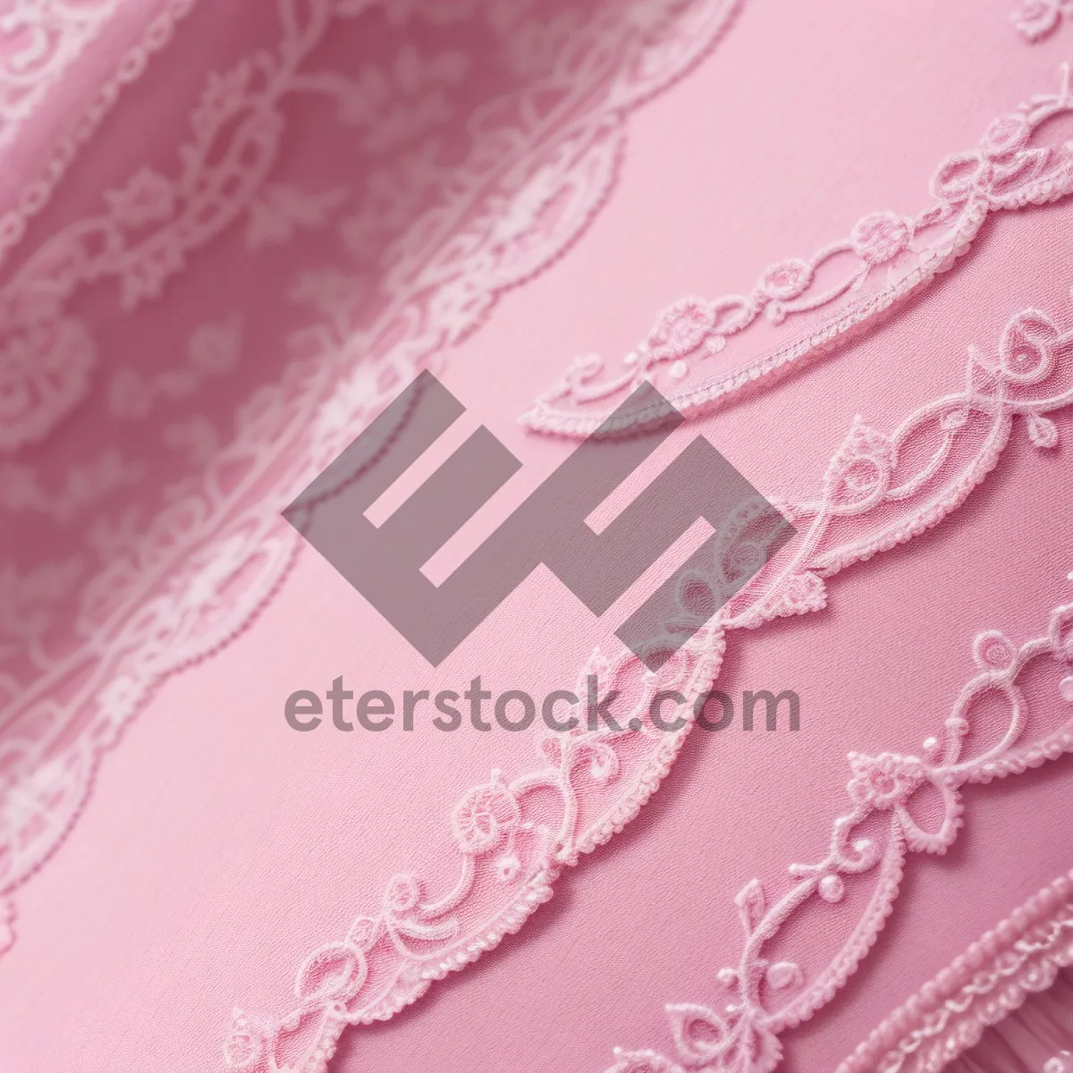 Picture of Floral Pink Pattern Design - Vintage Japanese-inspired Decorative Art