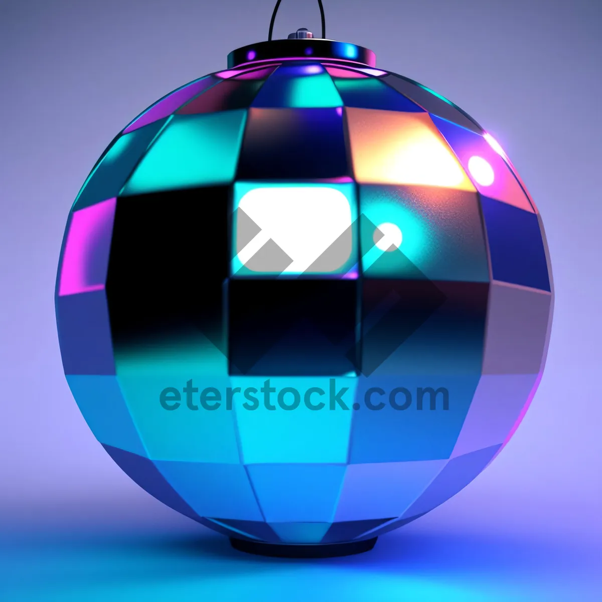 Picture of Vivid Globe Icon: A Patriotic Soccer Ball