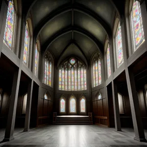 Stunning Gothic Cathedral Interior in Historic City