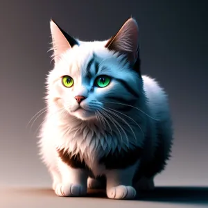 Adorable Gray Tabby Kitten with Playful Whiskers