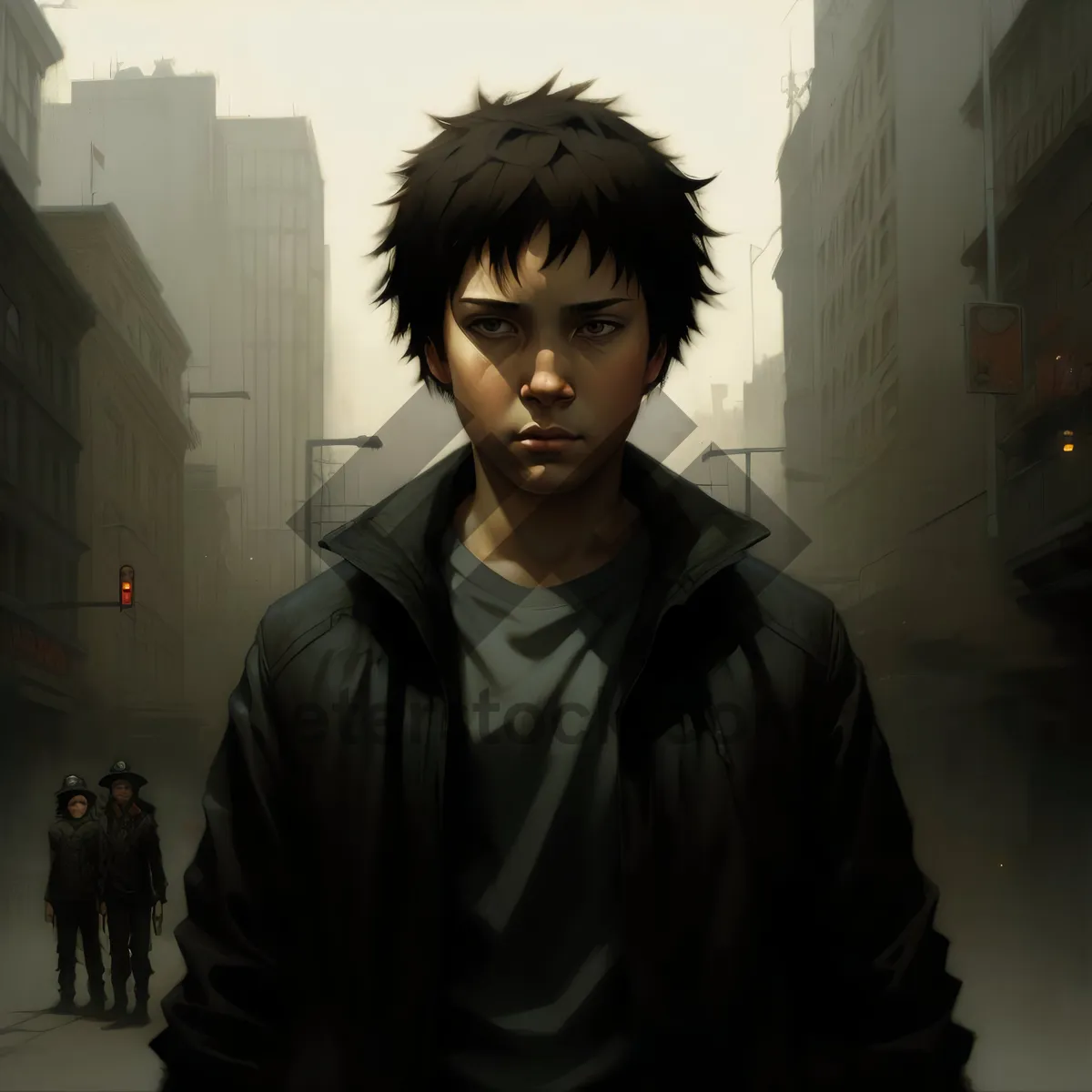 Picture of Happy professional businessman in suit smiling at office