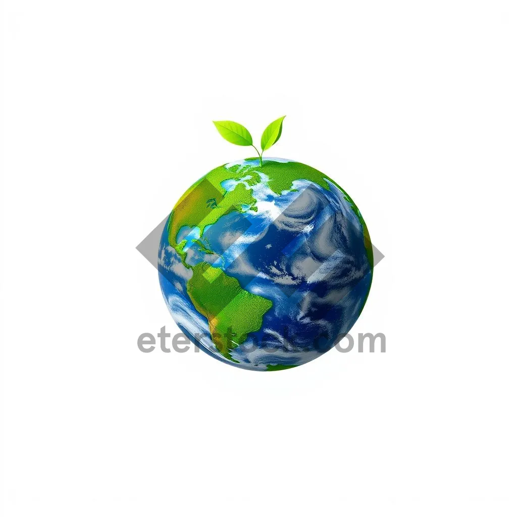 Picture of World Map Globe Symbol Icon Design