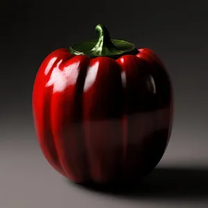 Fresh Sweet Bell Pepper Salad with Tomatoes and Apple