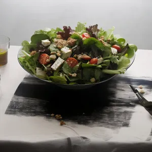 Fresh and Healthy Gourmet Salad with Vegetables