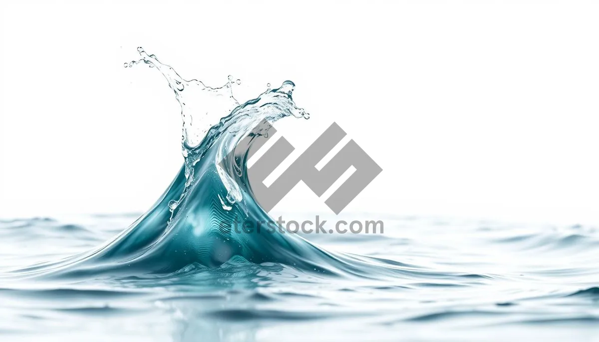 Picture of Marine wave design with clean, flowing shapes