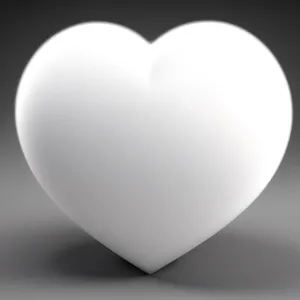 Shiny Glass Heart Icon