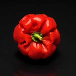 Colorful Bell Pepper Salad with Fresh Organic Ingredients.