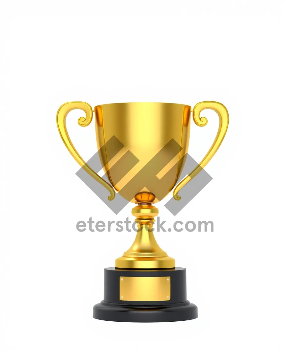 Picture of Party drink in gold goblet with reflection