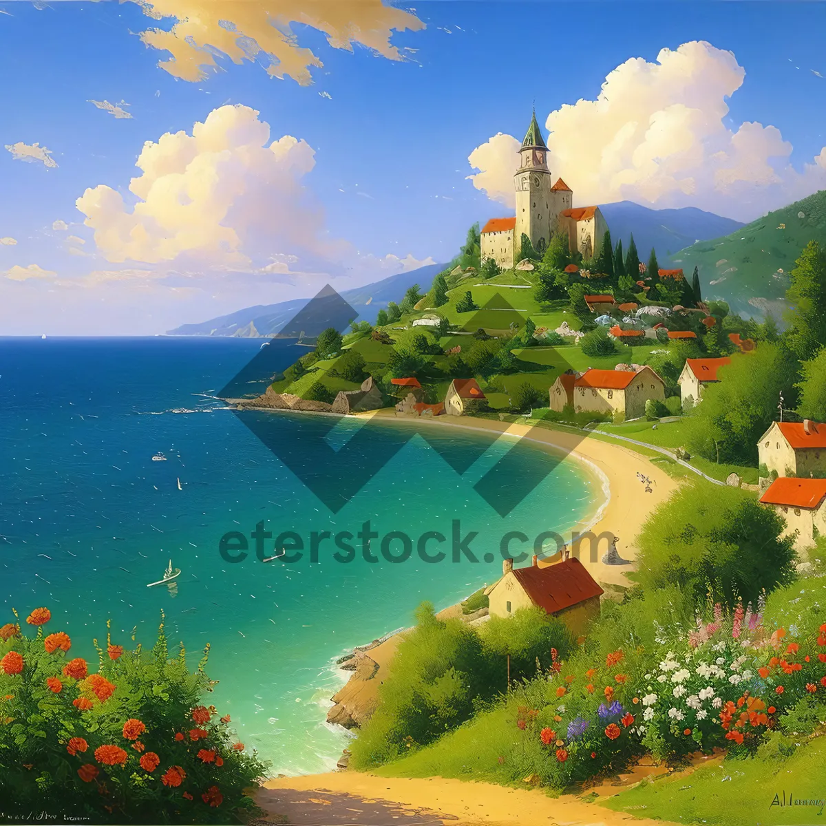 Picture of Sunny Beach Escape on Tropical Island Retreat
