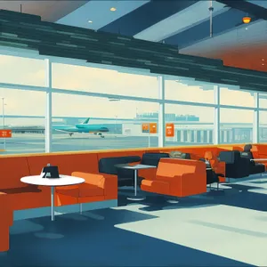 Modern Office Interior with Stylish Furniture and Natural Lighting