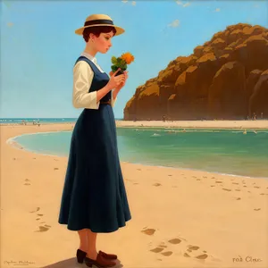 Sunny Beach Bliss: Tranquil Happiness by the Sea.