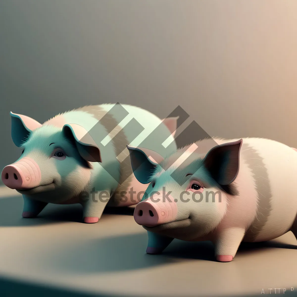 Picture of Pink Ceramic Piggy Bank Full of Savings
