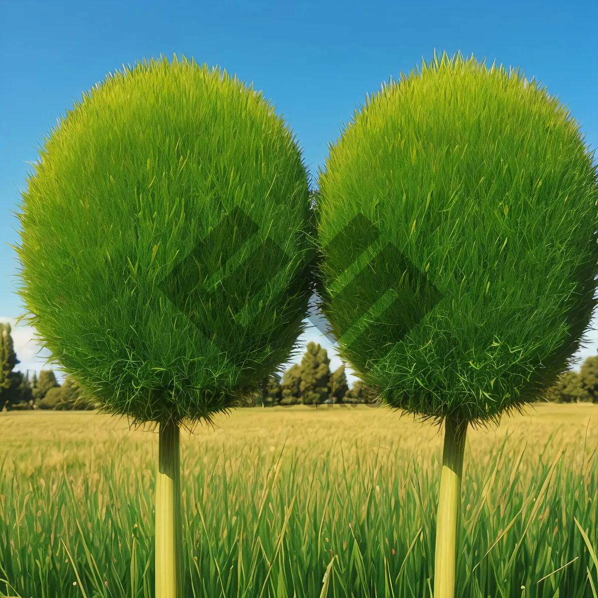 Picture of Lush Summer Meadow with Vibrant Plant Life