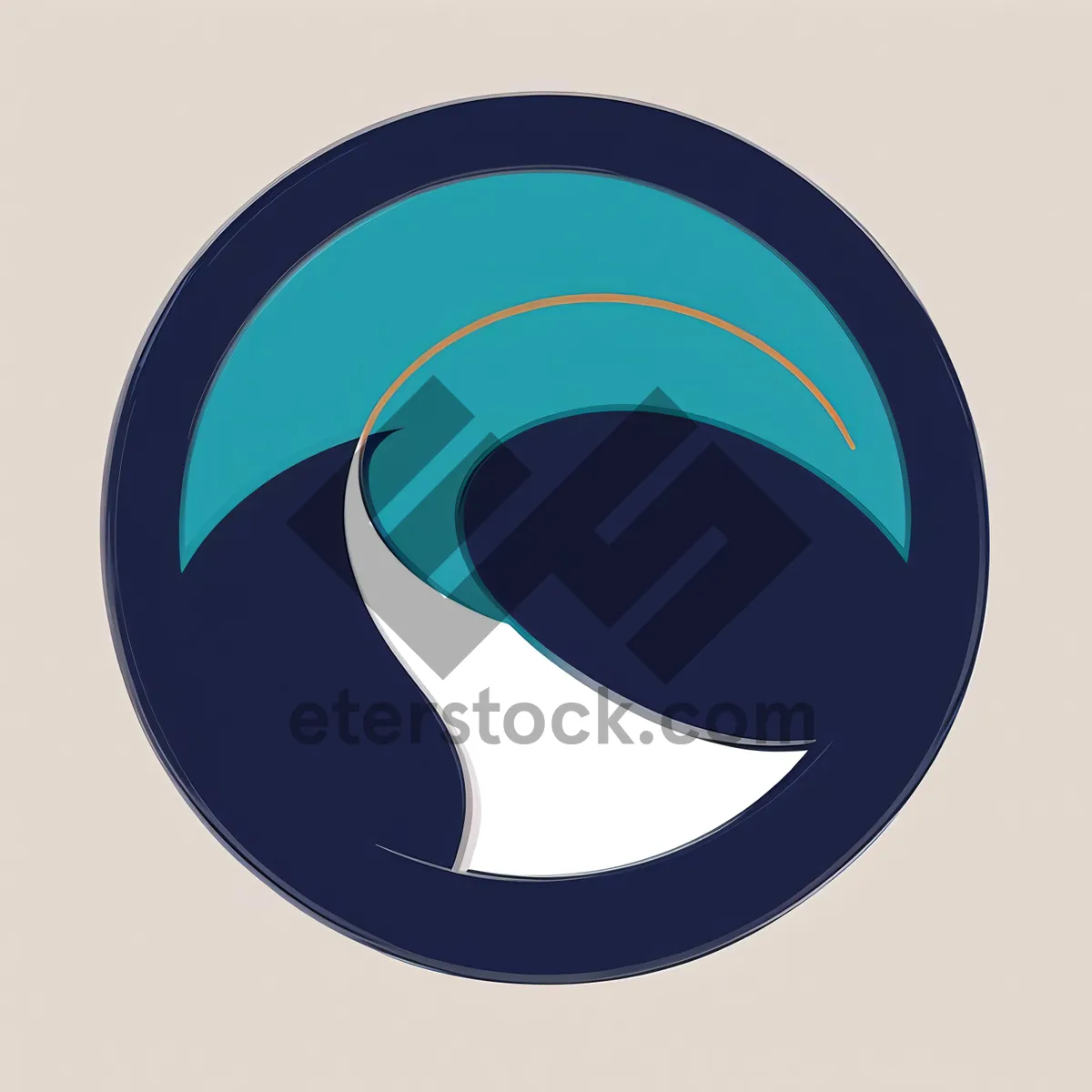 Picture of 3D Circle Web Button Sign