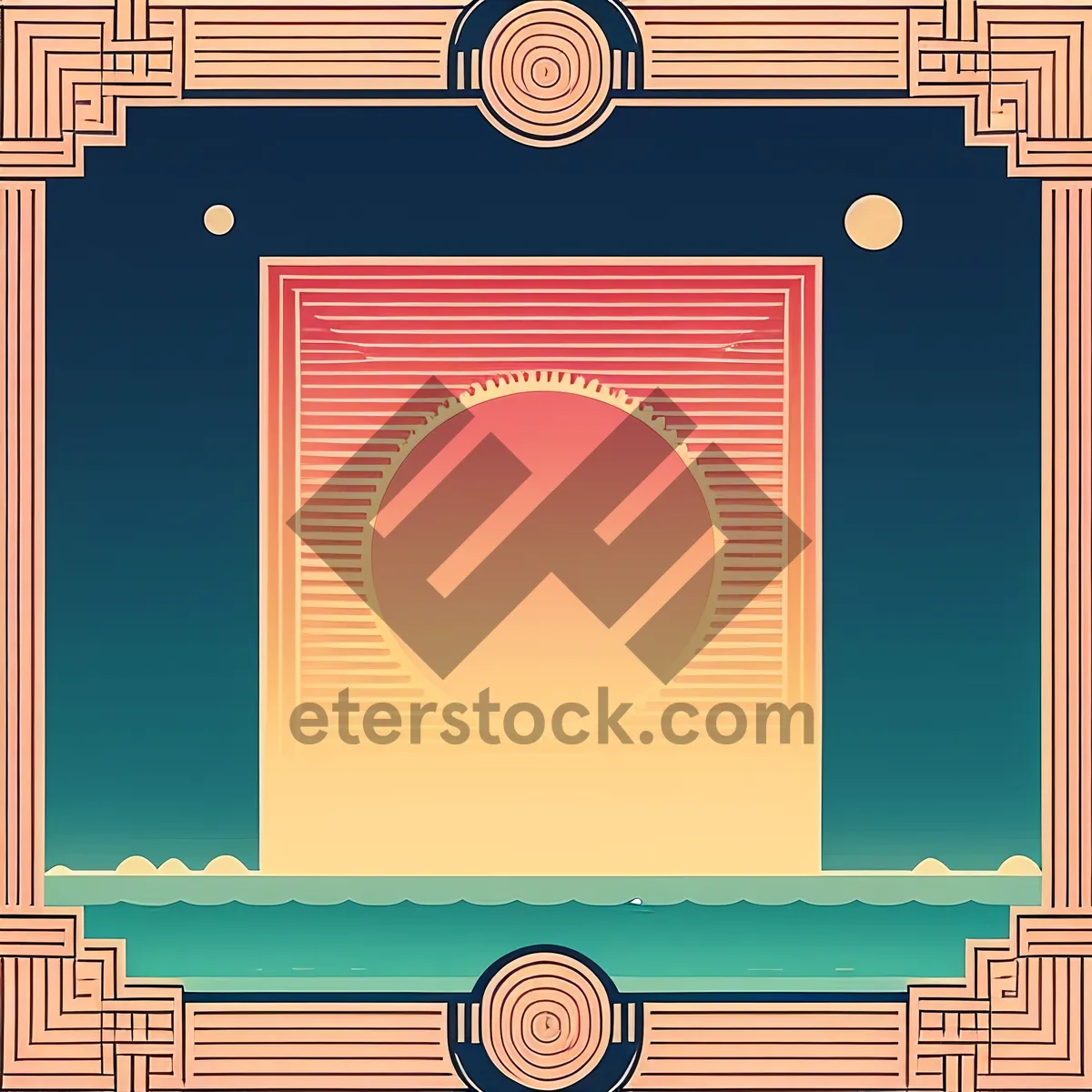 Picture of Artistic Pattern Icon Design - Graphic Image