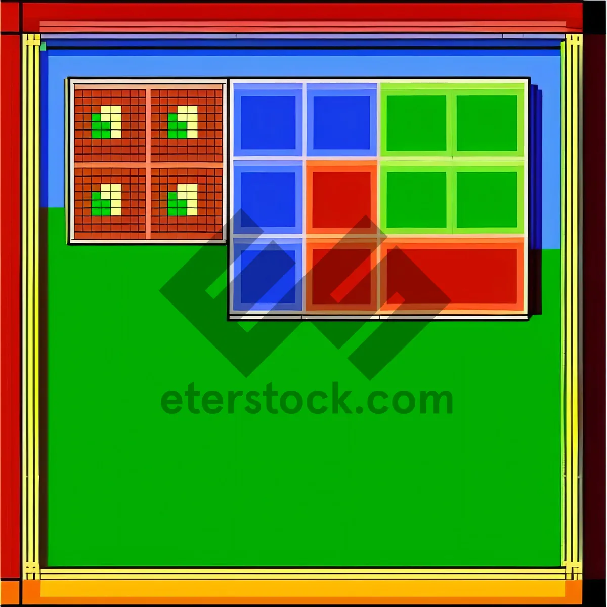Picture of 3D Export Icon Frame for Fire Station Symbol