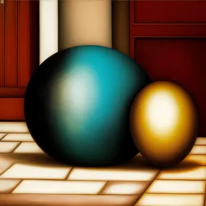 Modern Black Round Glass Button Collection