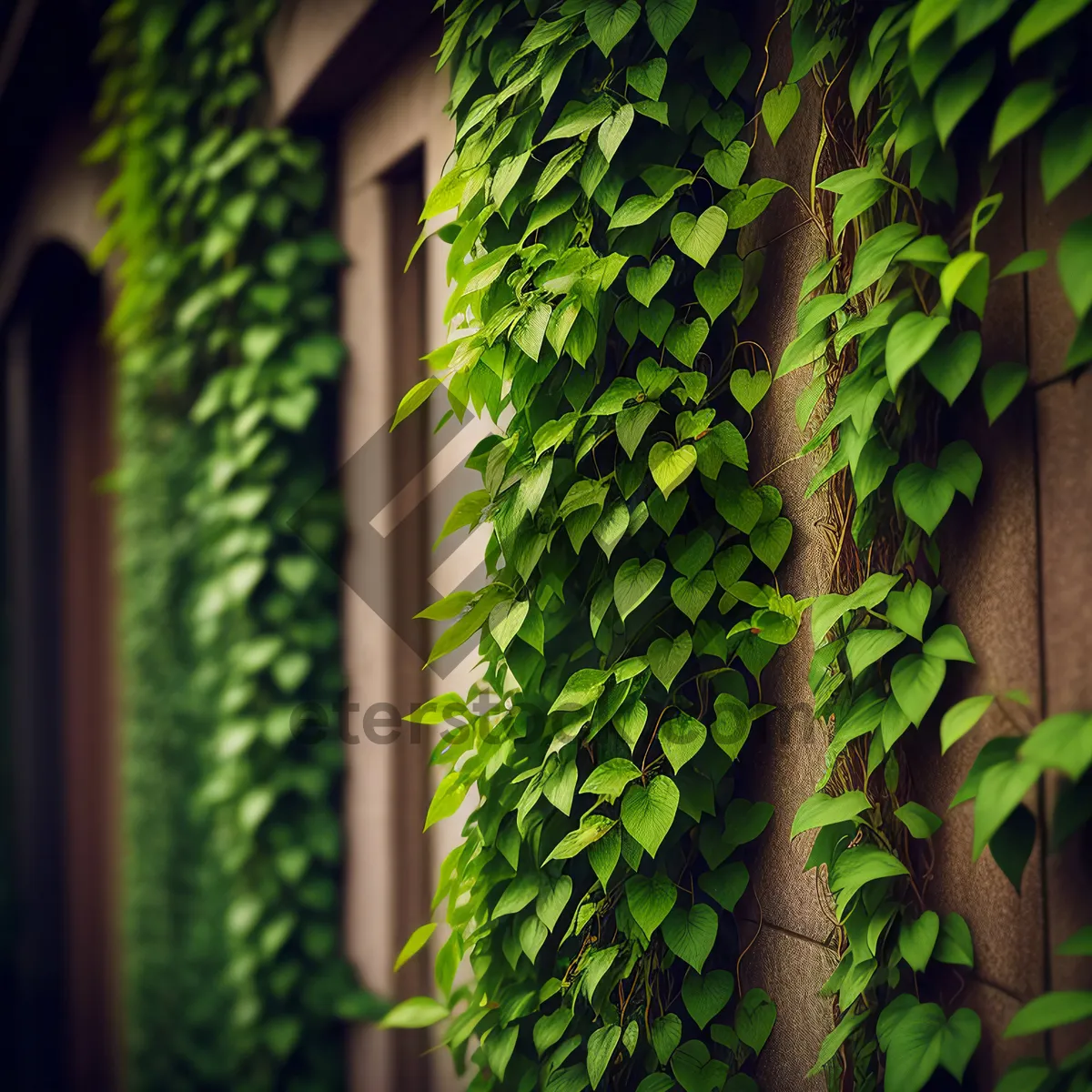 Picture of Green Leafy Fern in Forest