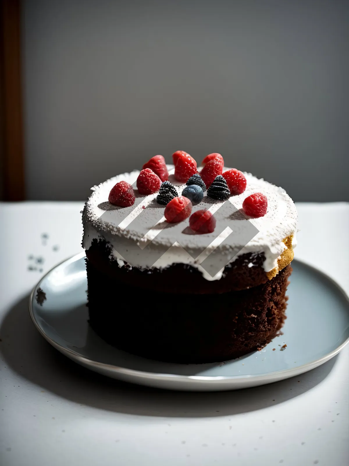 Picture of Fruit-Filled Chocolate Trifle: A Delicious Dessert Delight