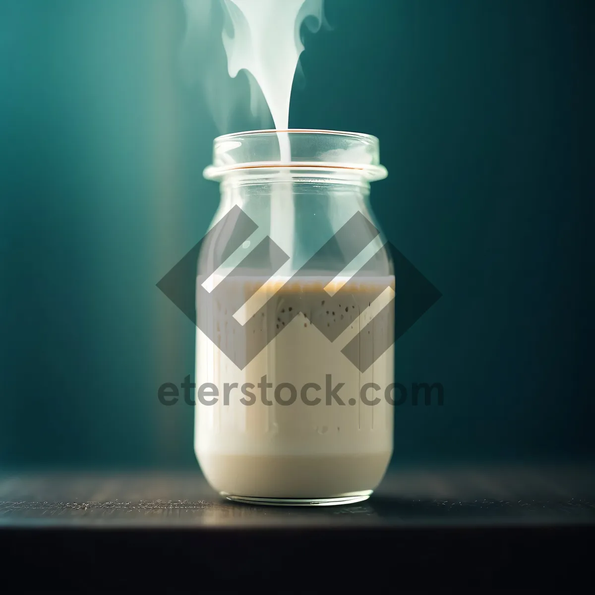 Picture of Milk in Glass Bottle: Fresh and Healthy Dairy Delight