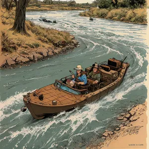 Summer Sea Escape: Tranquil Waters and Majestic Vessel