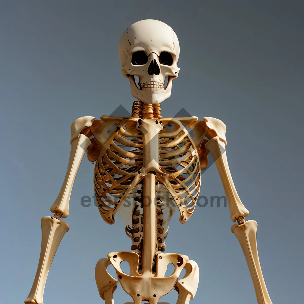 Picture of Anatomical Skeleton: 3D Figure of Human Bones