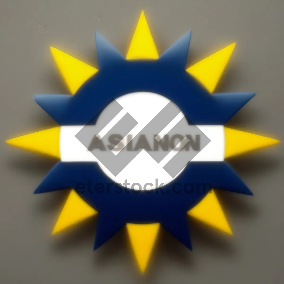 Picture of Shining Gold Star Symbol Graphic