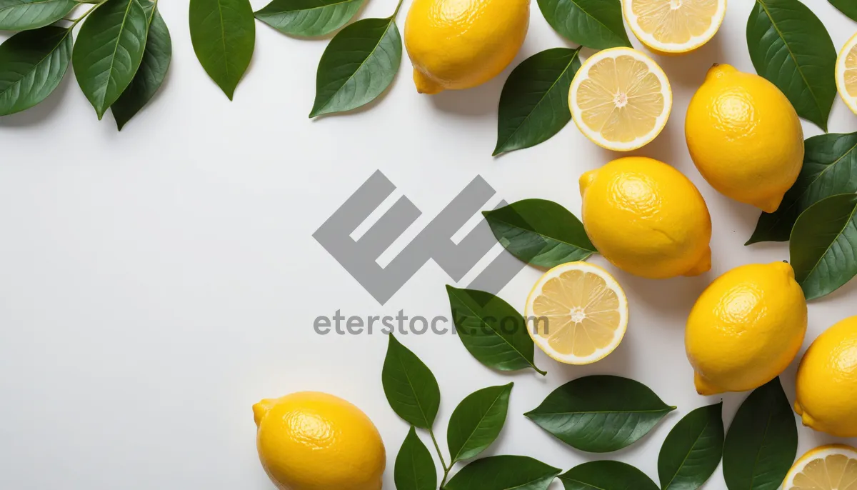 Picture of Healthy citrus fruit salad with fresh oranges and lemons