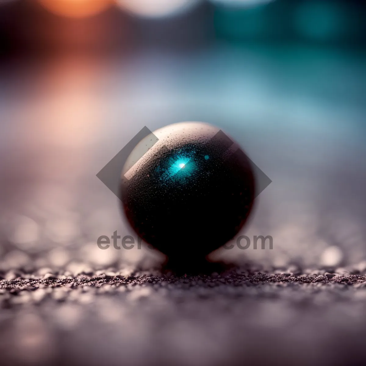 Picture of Black Space Planet Olive - Electronic Astronomy Ball