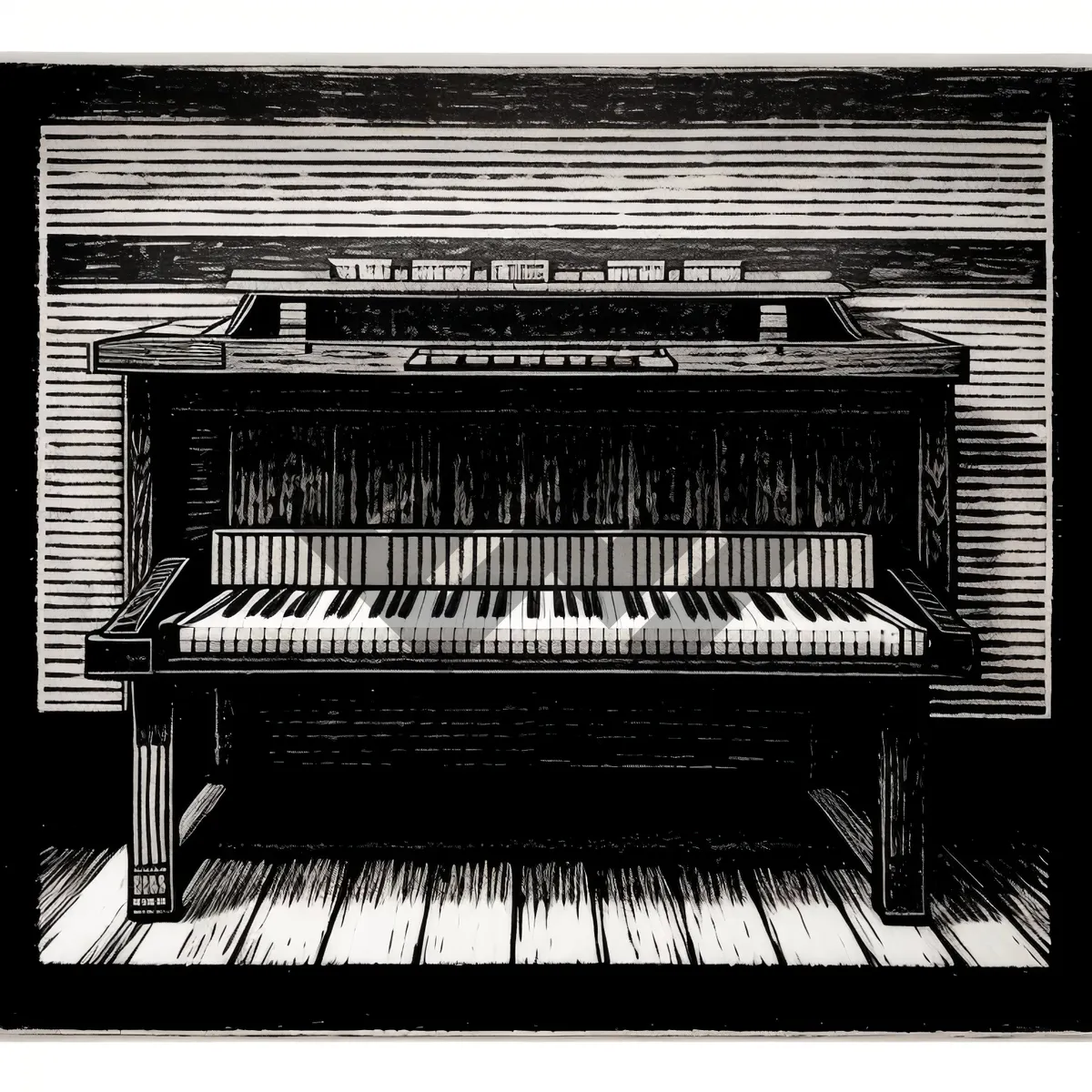 Picture of Melodic Keys: Upright Electric Piano for Musical Enthusiasts