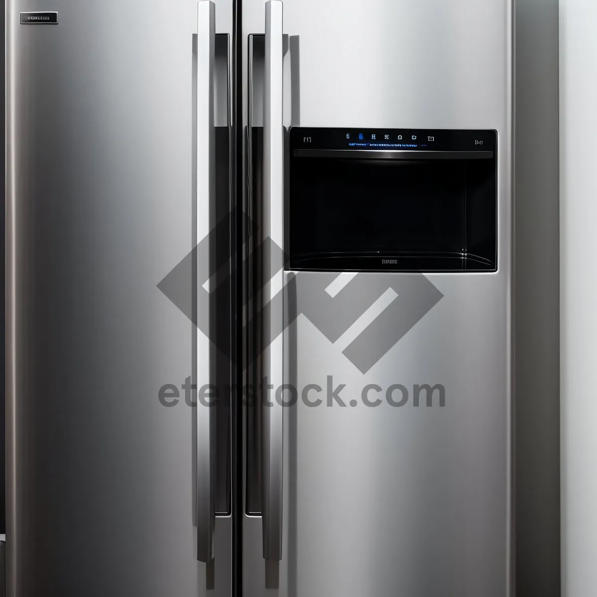 Picture of Modern Kitchen Refrigerator - Sleek White Appliance