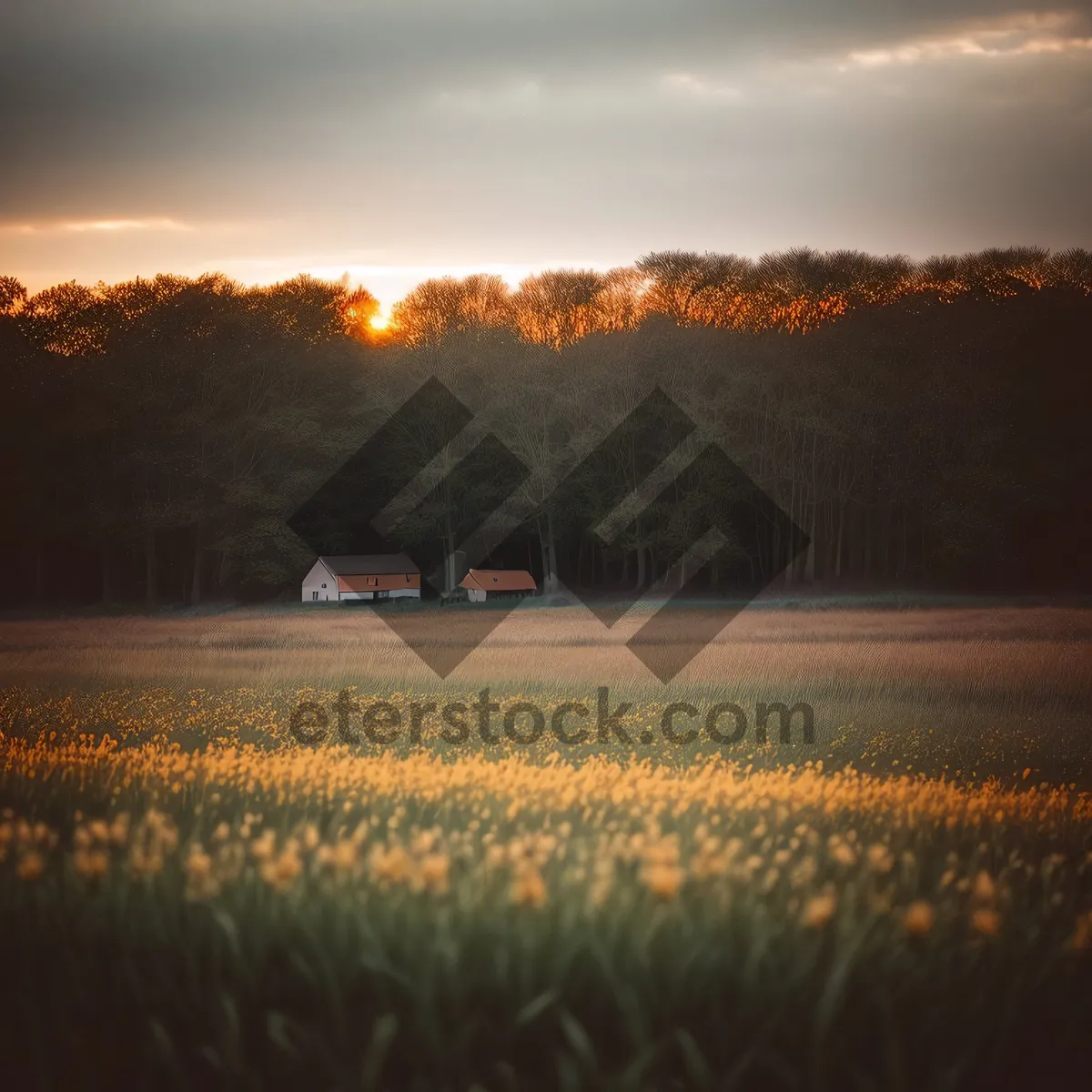 Picture of Serenity Over the Rolling Meadows