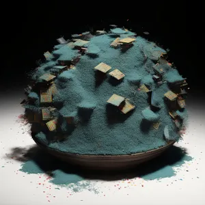 Chocolate Cap Cake with Sugary Pastry Covering
