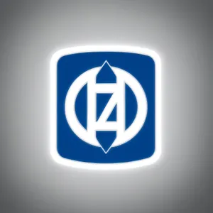 Modern Glass Button Set with Lightning Symbol