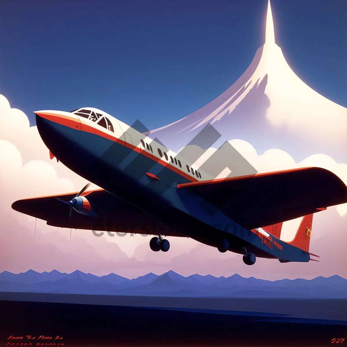 Picture of Skybound Airliner in Flight