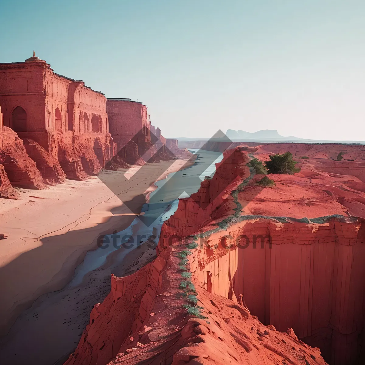 Picture of Majestic Sunset Over Grand Canyon's Sandstone Ravine