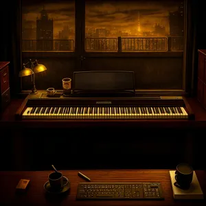 Electric Organ: Digital Keyboard Instrument for Home Music