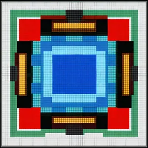 Digital Chip Design: Microprocessor Semiconductor Pattern