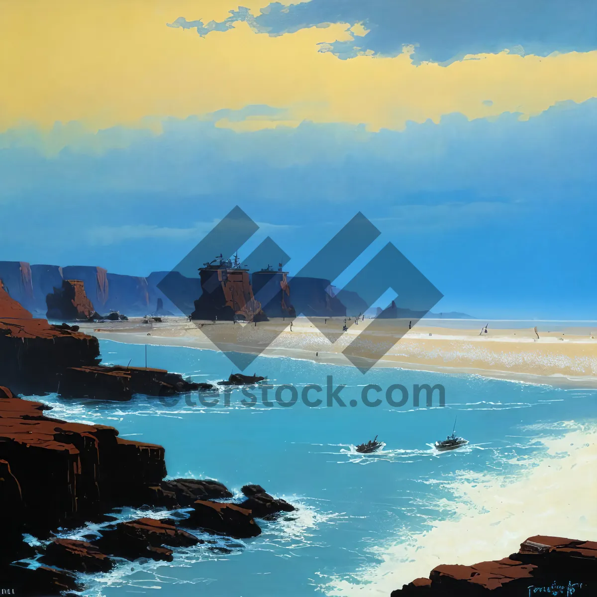 Picture of Serenity on the Shore: A Coastal Oasis