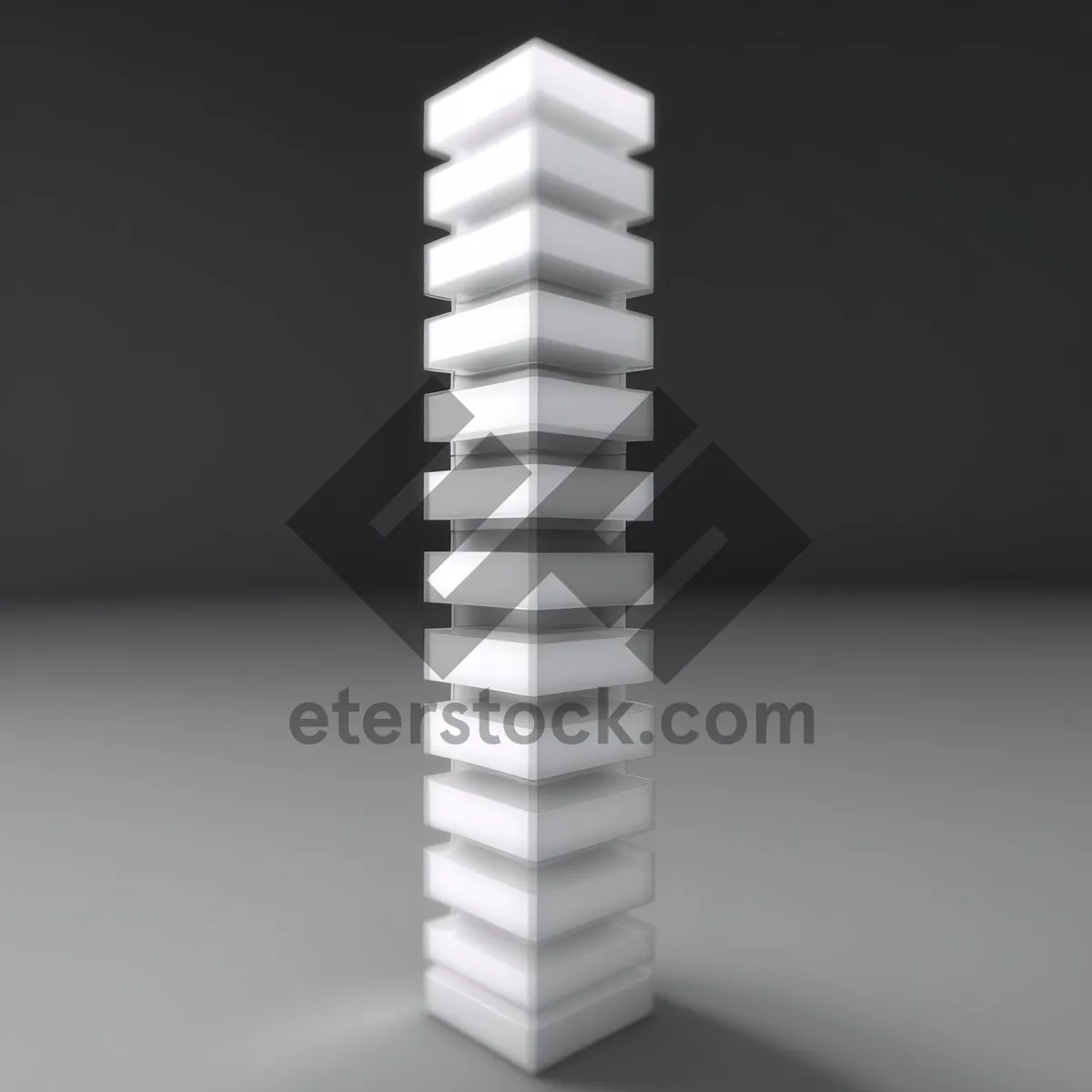 Picture of 3D Stairs with Enlightened Business Bulb