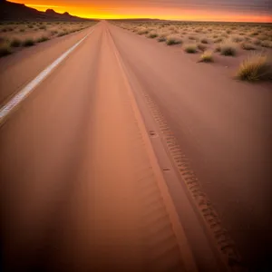 Sunlit Wing in Sandy Fractal Tunnel