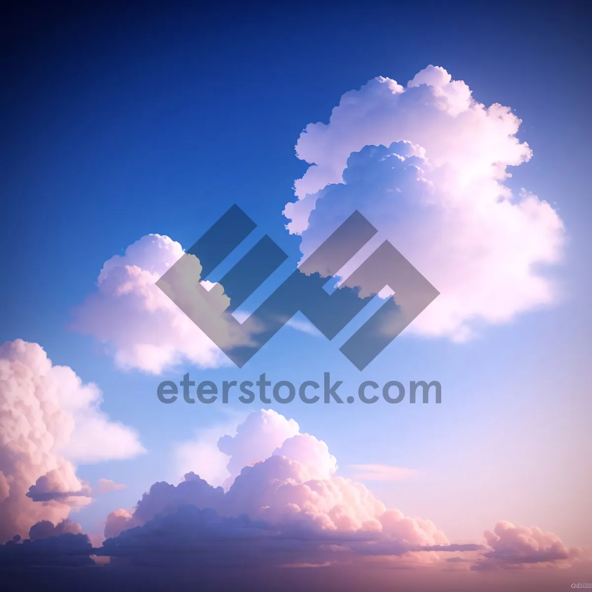 Picture of Sky-high Volcanic Weather: Majestic Clouds Over Mountain