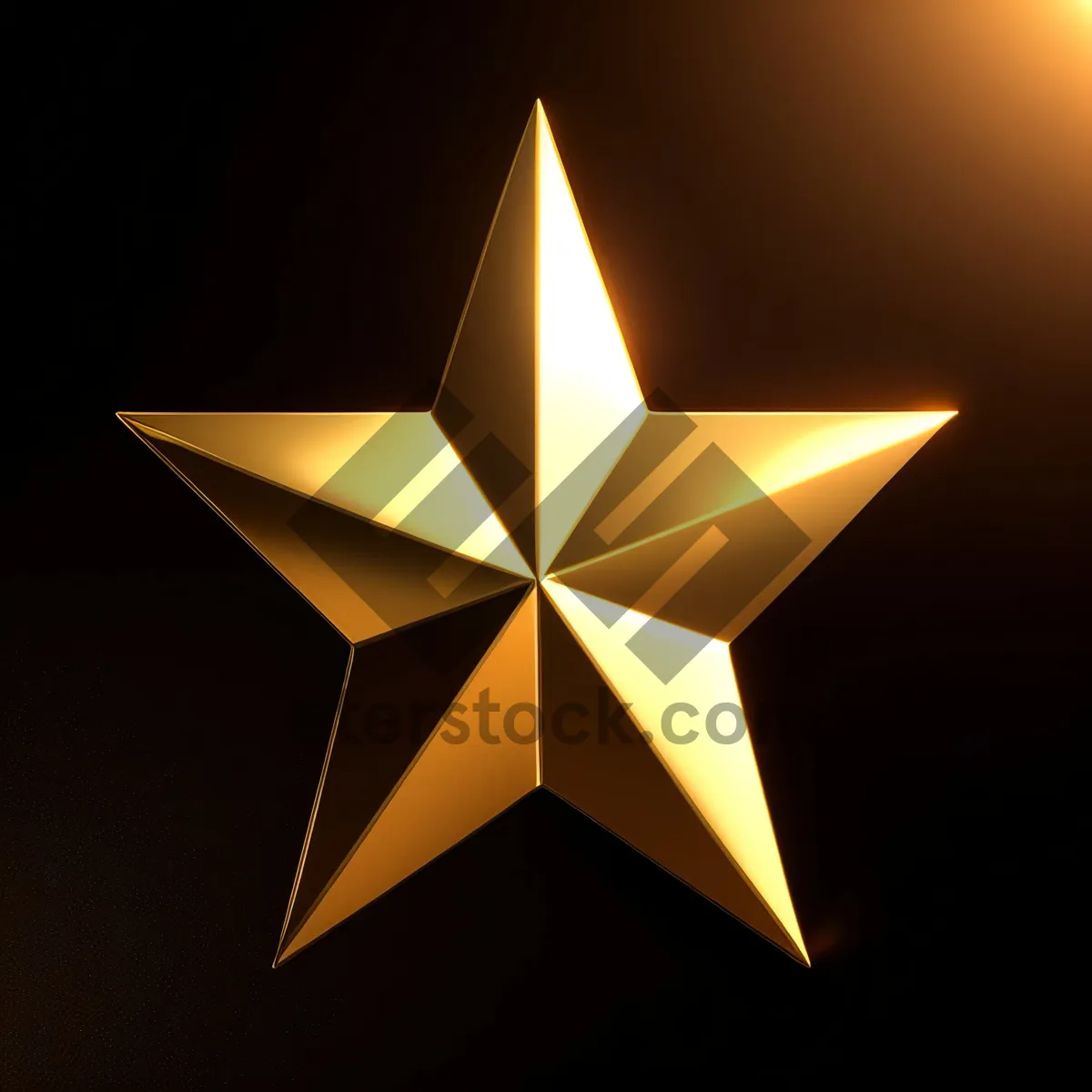 Picture of Shimmering Star Pyramid Design Icon